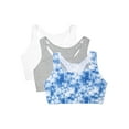 thumbnail image 1 of Fruit of the Loom Women's Racerback Style Cotton Sports Bra, 3-Pack, Style-9012, 1 of 7