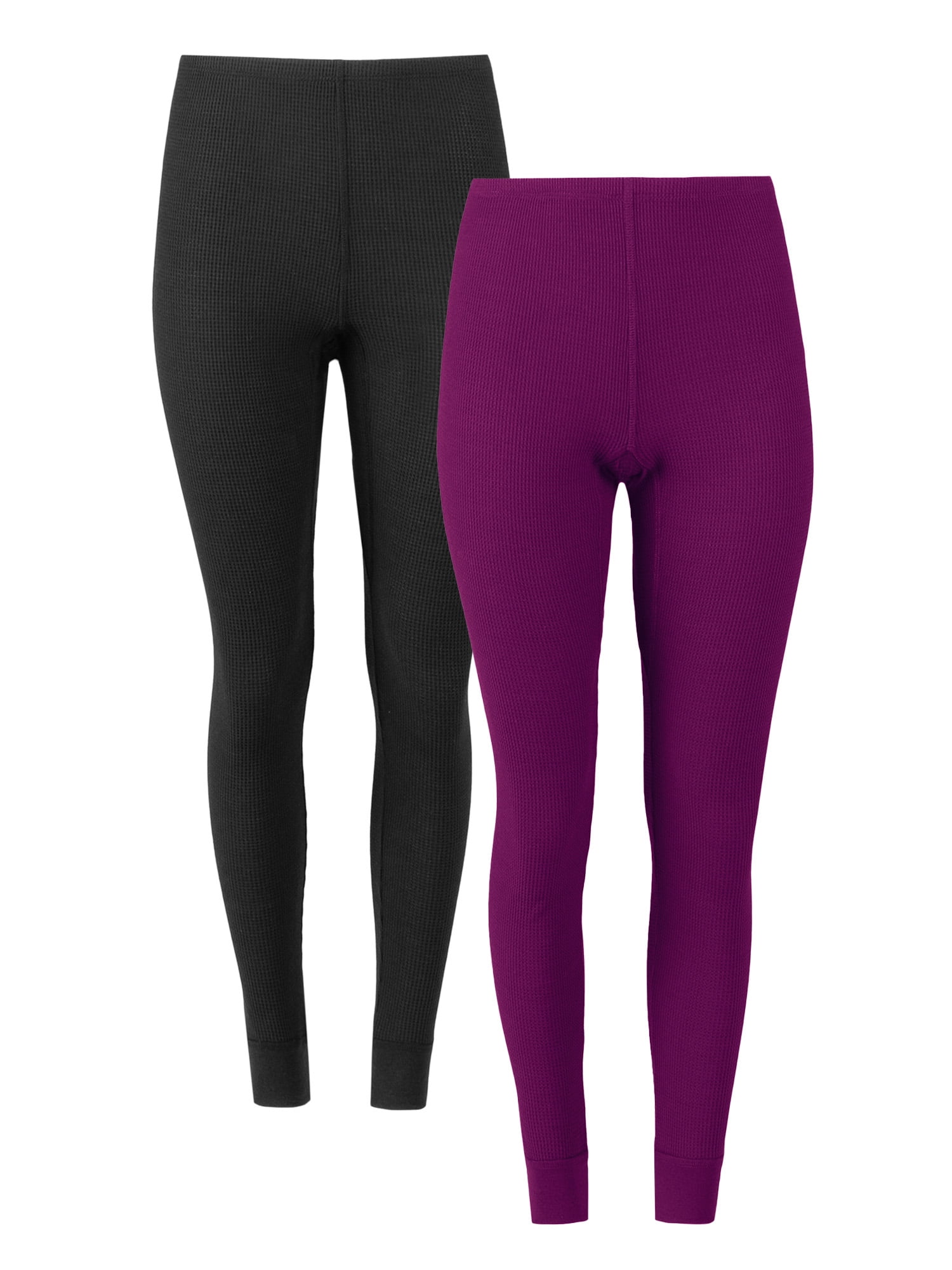 Fruit of the Loom Women's Recycled Waffle Thermal Bottom 2PK, Sizes XS-4XL