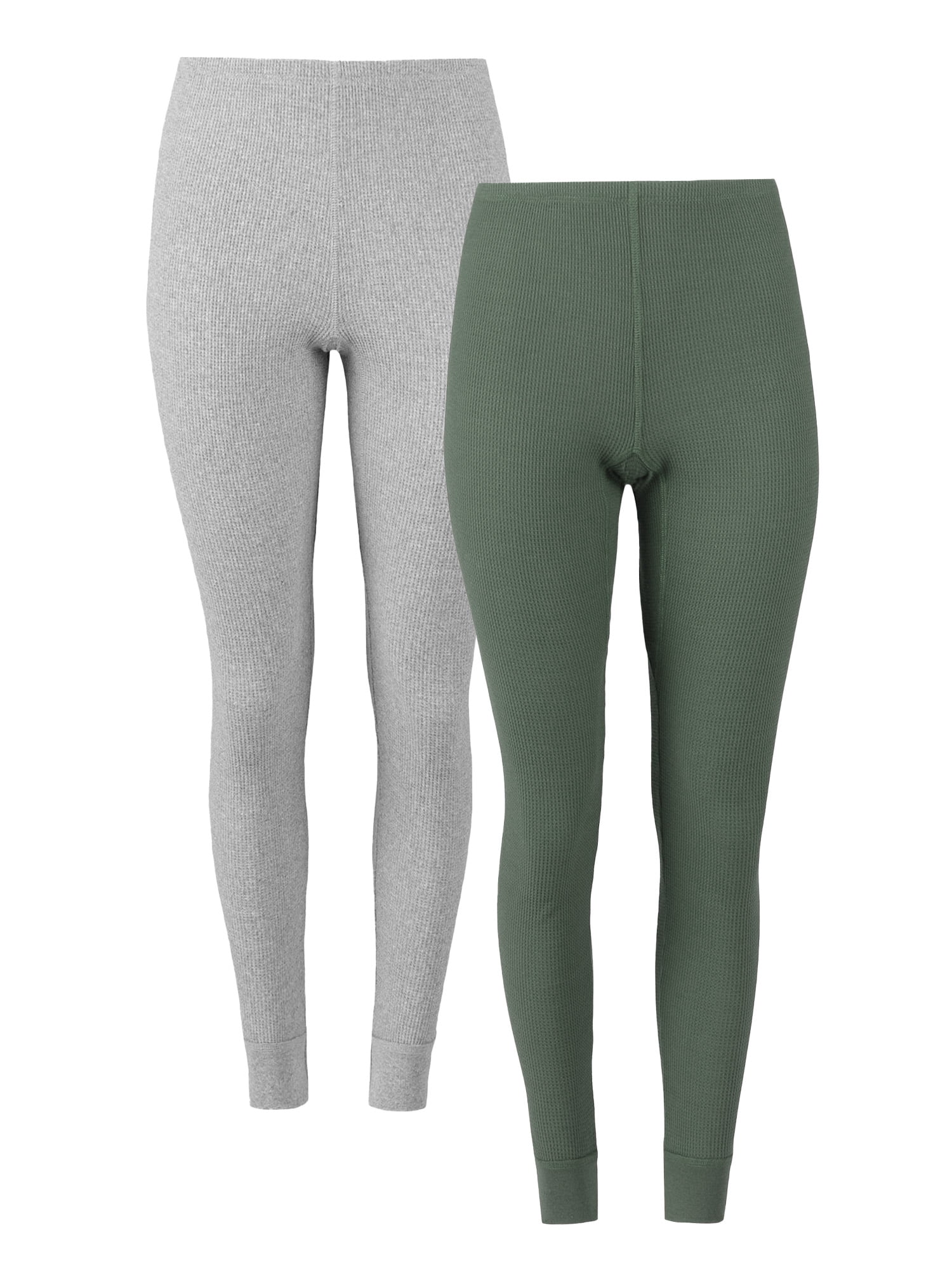 Fruit of the Loom Women's Recycled Waffle Thermal Bottom 2PK, Sizes XS-4XL