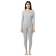 thumbnail image 1 of Fruit of the Loom Women's Recycled Waffle Thermal Top & Bottom Set, Sizes XS-4XL, 1 of 12