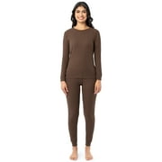 FRUIT OF THE LOOM Women's Recycled Waffle Thermal Top & Bottom Set, Sizes XS-4XL