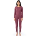 thumbnail image 1 of Fruit of the Loom Women's Recycled Waffle Thermal Top & Bottom Set, Sizes XS-4XL, 1 of 11