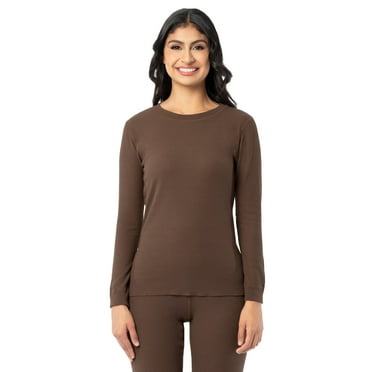Fruit of the Loom Women's Recycled Waffle Thermal Top, Sizes XS-XXL
