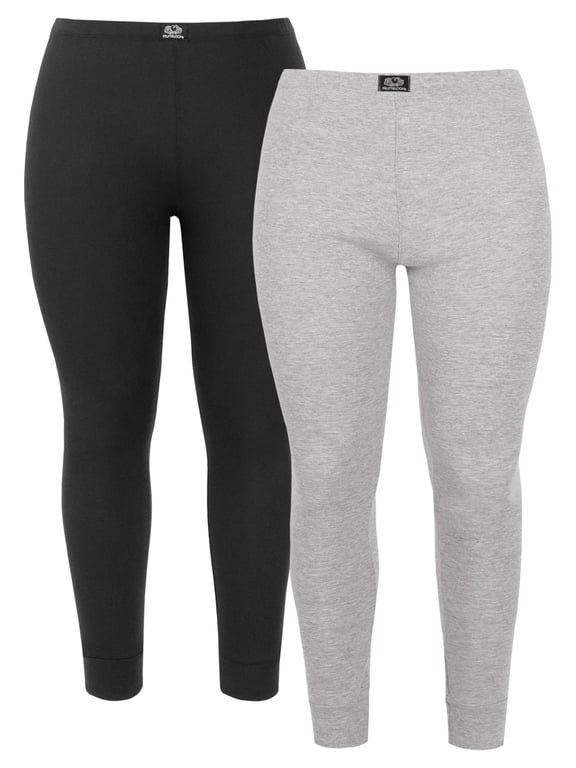Women's Rib Thermal Bottom 2pk, Sizes XS-4X