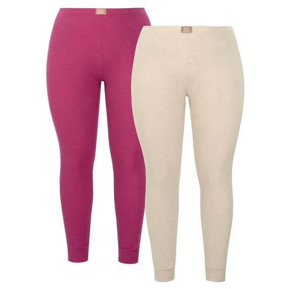 Fruit of the Loom Women's Rib Thermal Bottom 2pk, Sizes XS-4X