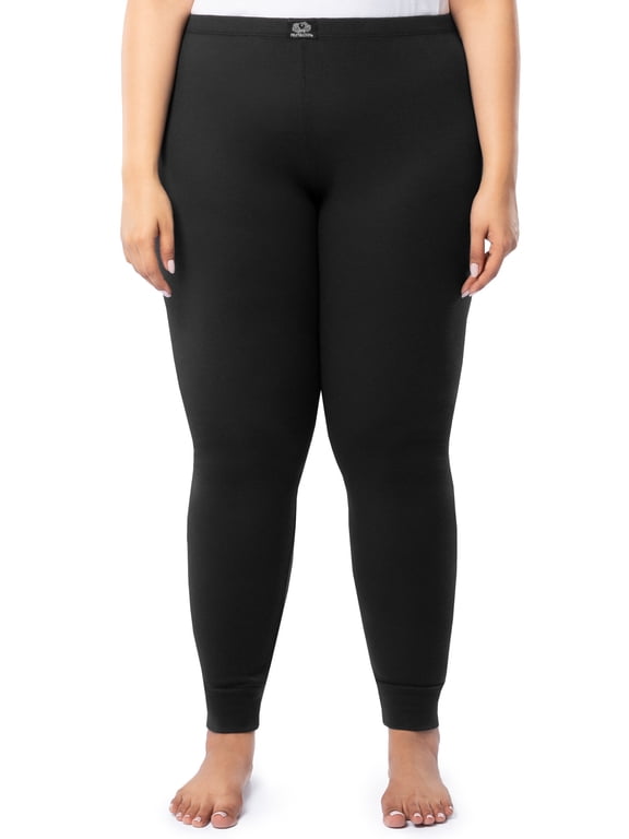 Women's Rib Thermal Bottom, Sizes XS-4X