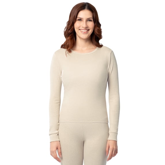 Fruit of the Loom Women's Rib Thermal Top, Sizes XS-4X