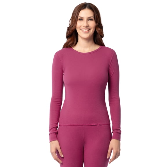 Fruit of the Loom Women's Rib Thermal Top, Sizes XS-4X