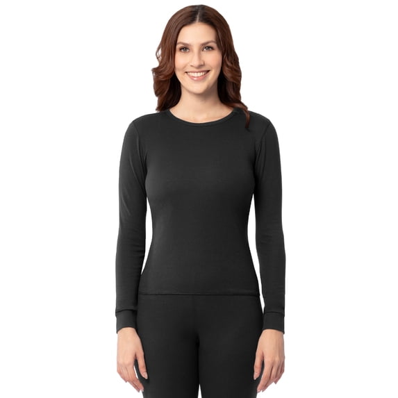 Fruit of the Loom Women's Rib Thermal Top, Sizes XS-4X