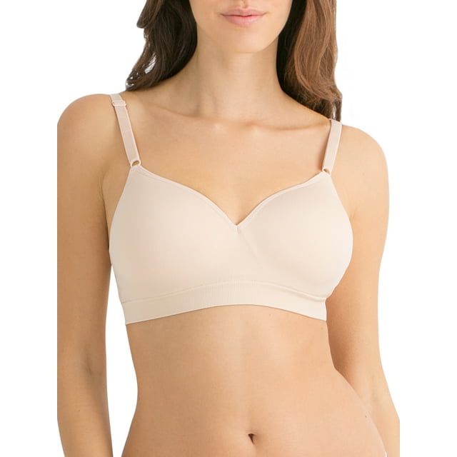Fruit of the Loom Women's Seamless Wire Free Push Up with Lift Bra, Style FT640
