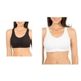 thumbnail image 1 of Fruit of the Loom Women's Shirred Front Sport Bra With Removable Pads, 1 of 3