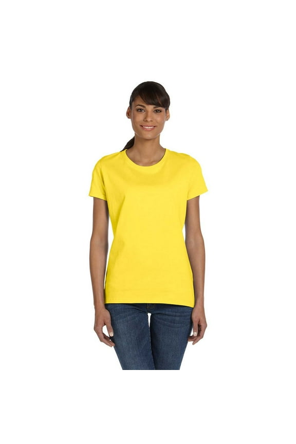 Women's Short Sleeve Cotton Basic T-Shirt L3930R