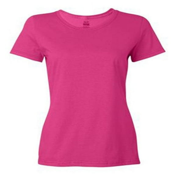 Fruit of the Loom Women's Short Sleeve Cotton Basic T-Shirt L3930R
