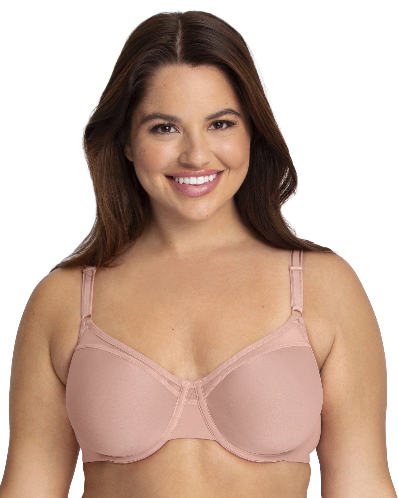 Fruit of the Loom Women's Smooth Spacer T-Shirt Bra -Breathable, Ultra-Soft, Flexible, and Invisible Under Tees