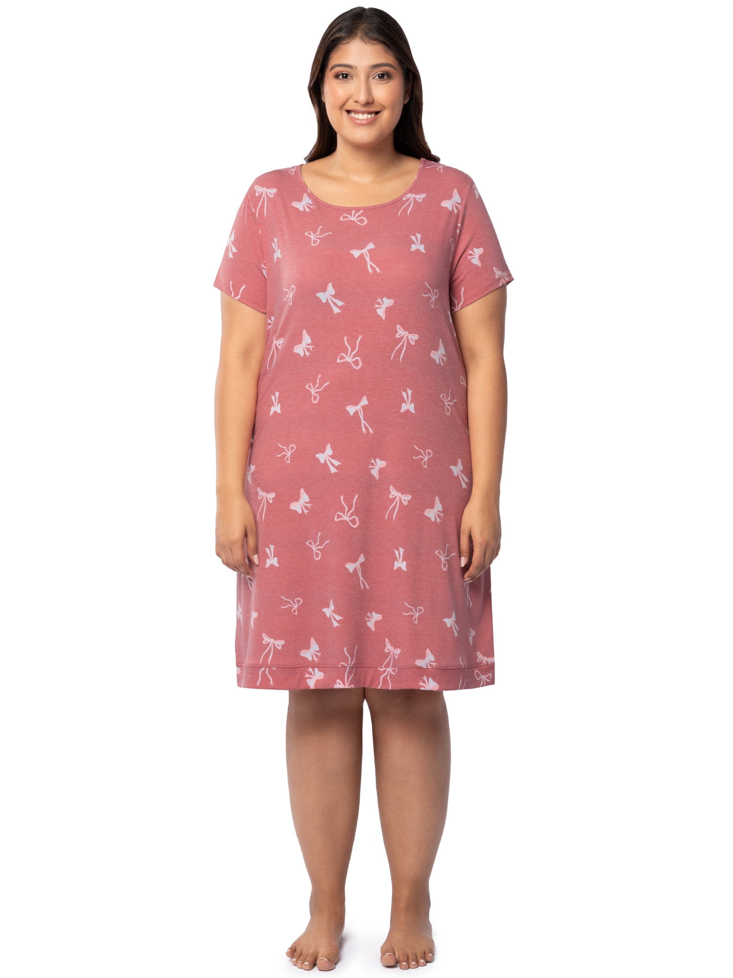 Fruit of the Loom Women's Soft and Breathable Pajama Sleepshirt, Sizes S-5X