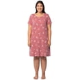 thumbnail image 1 of Fruit of the Loom Women's Soft and Breathable Pajama Sleepshirt, Sizes S-5X, 1 of 7
