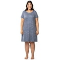 thumbnail image 1 of Fruit of the Loom Women's Soft and Breathable Pajama Sleepshirt, Sizes S-5X, 1 of 7