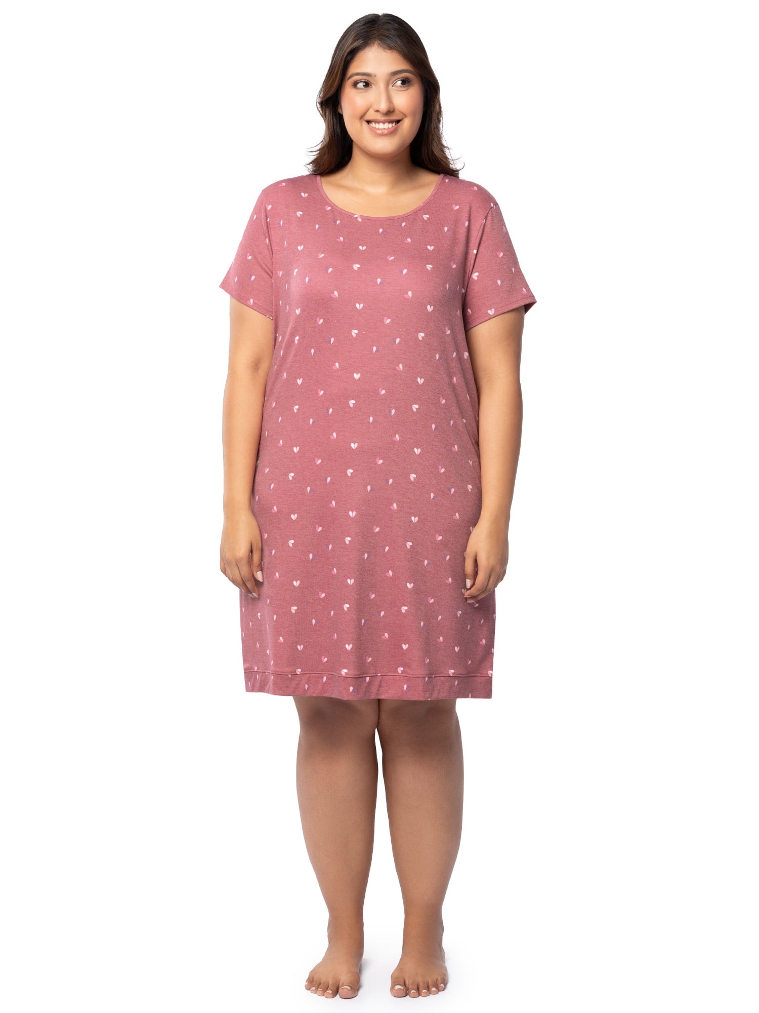 Fruit of the Loom Women's Soft and Breathable Pajama Sleepshirt, Sizes S-5X