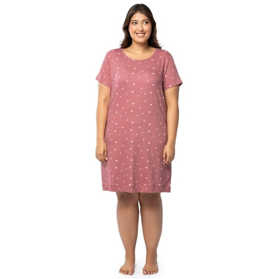 Fruit of the Loom Women's Soft and Breathable Pajama Sleepshirt, Sizes S-5X