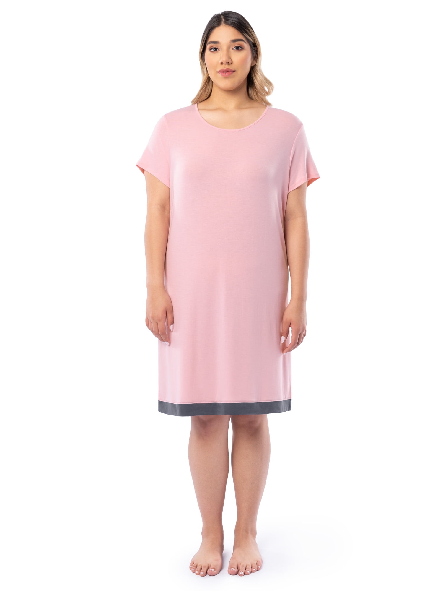 Fruit of the Loom Women's Soft and Breathable Pajama Sleepshirt, Sizes S-5X