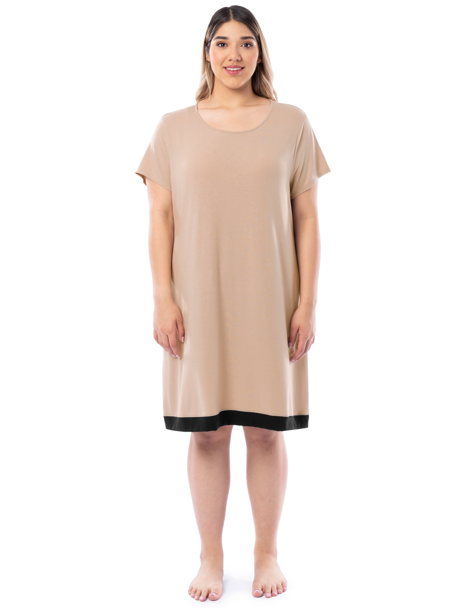 Fruit of the Loom Women's Soft and Breathable Pajama Sleepshirt, Sizes S-5X