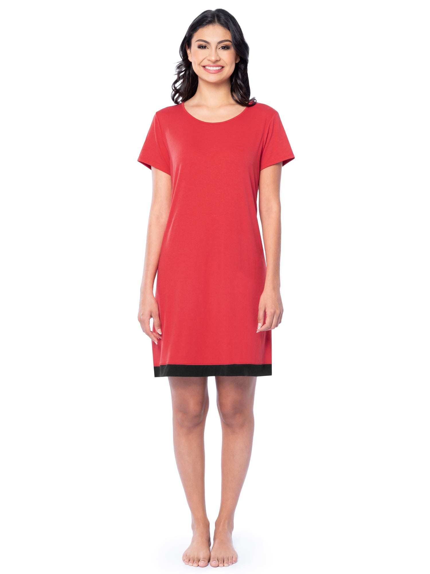 Fruit of the Loom Women's Soft and Breathable Pajama Sleepshirt, Sizes S-5X