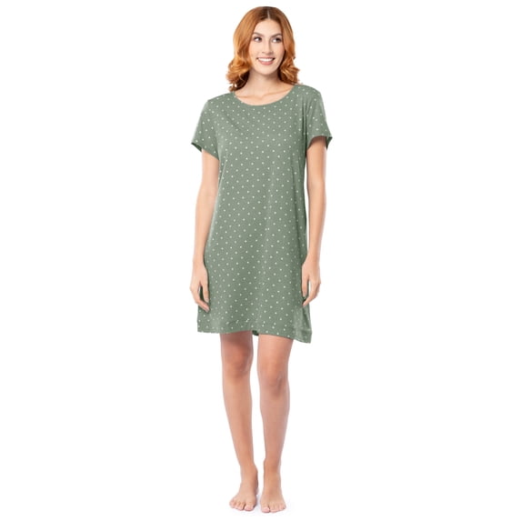Fruit of the Loom Women's Soft and Breathable Pajama Sleepshirt, Sizes S-5X