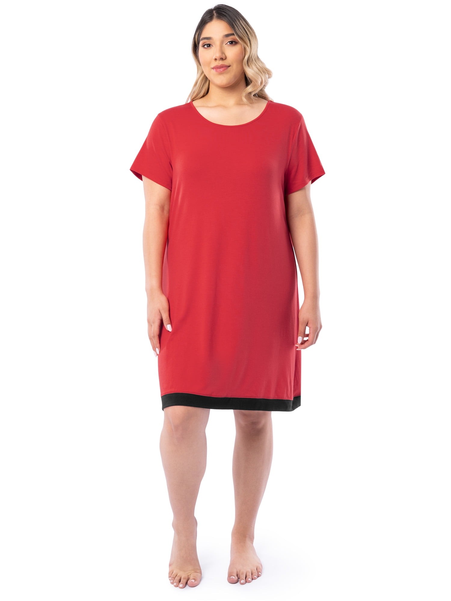 Fruit of the Loom Women's Soft and Breathable Pajama Sleepshirt, Sizes S-5X