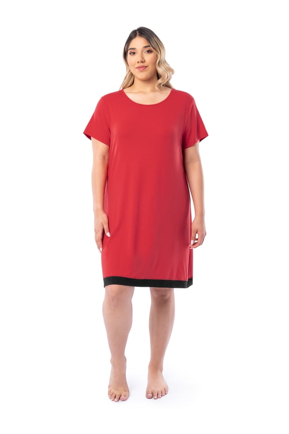 Women's Soft and Breathable Pajama Sleepshirt, Sizes S-5X