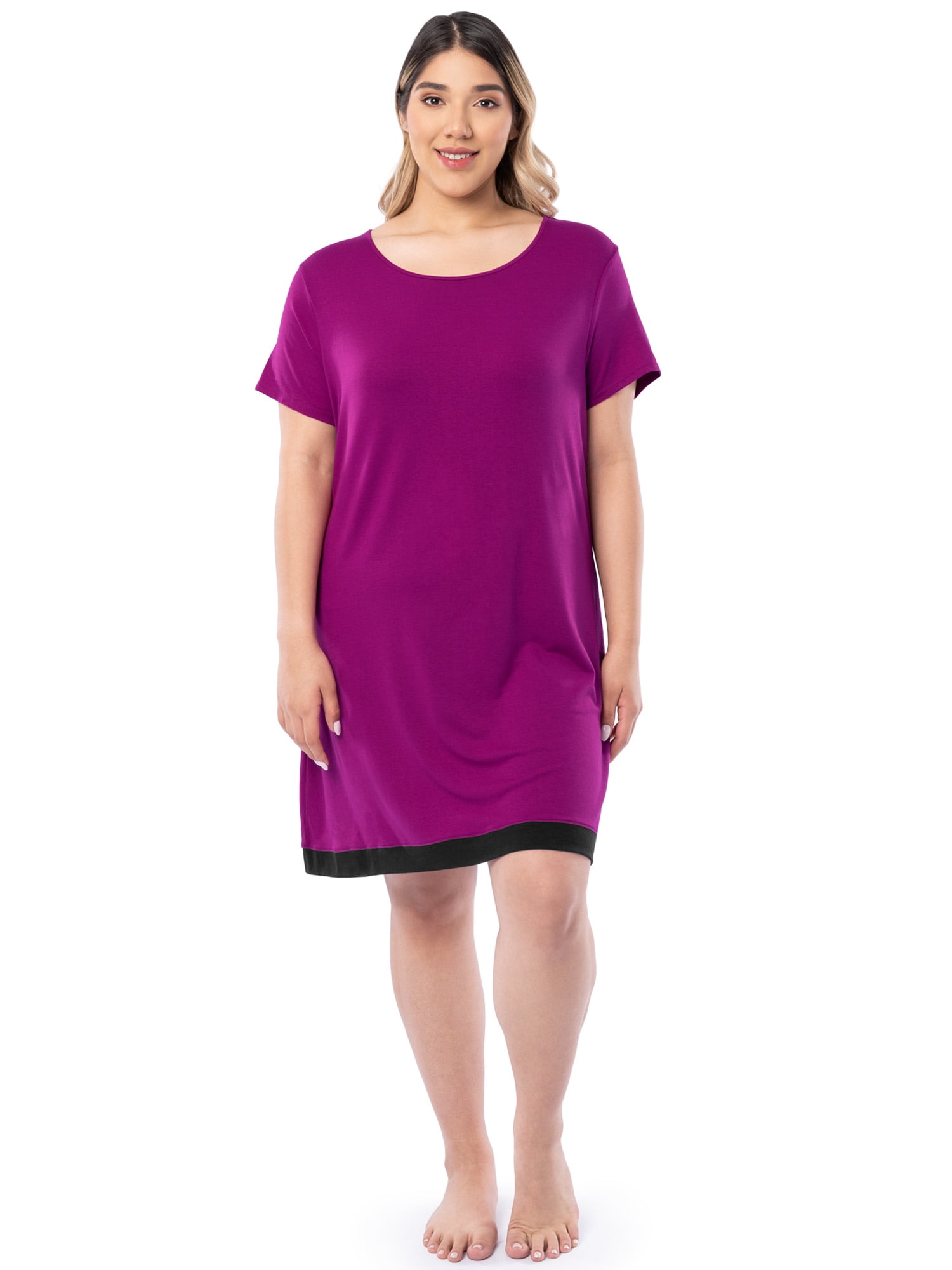 Fruit of the Loom Women's Soft and Breathable Pajama Sleepshirt, Sizes S-5X