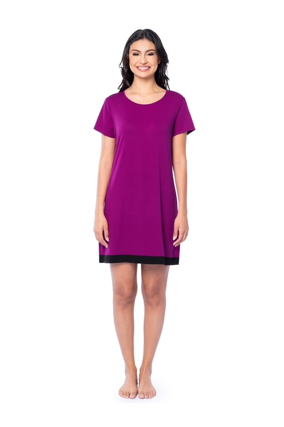 Women's Soft and Breathable Pajama Sleepshirt, Sizes S-5X