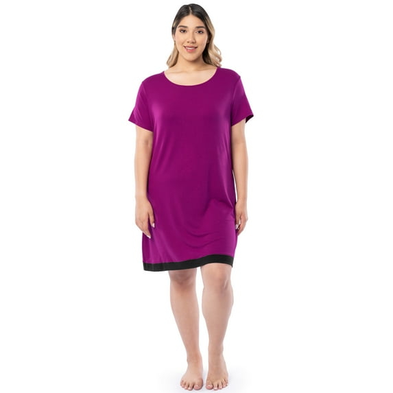 Fruit of the Loom Women's Soft and Breathable Pajama Sleepshirt, Sizes S-5X