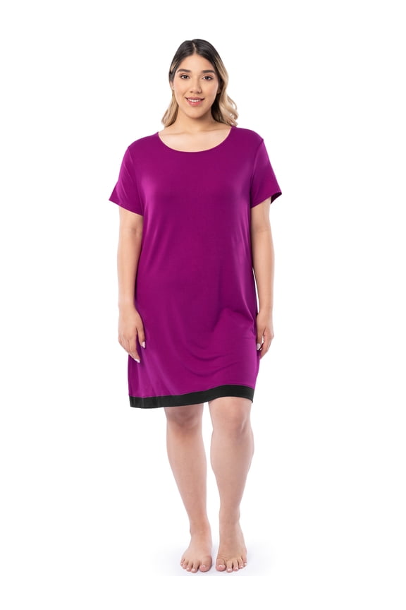 Women's Soft and Breathable Pajama Sleepshirt, Sizes S-5X