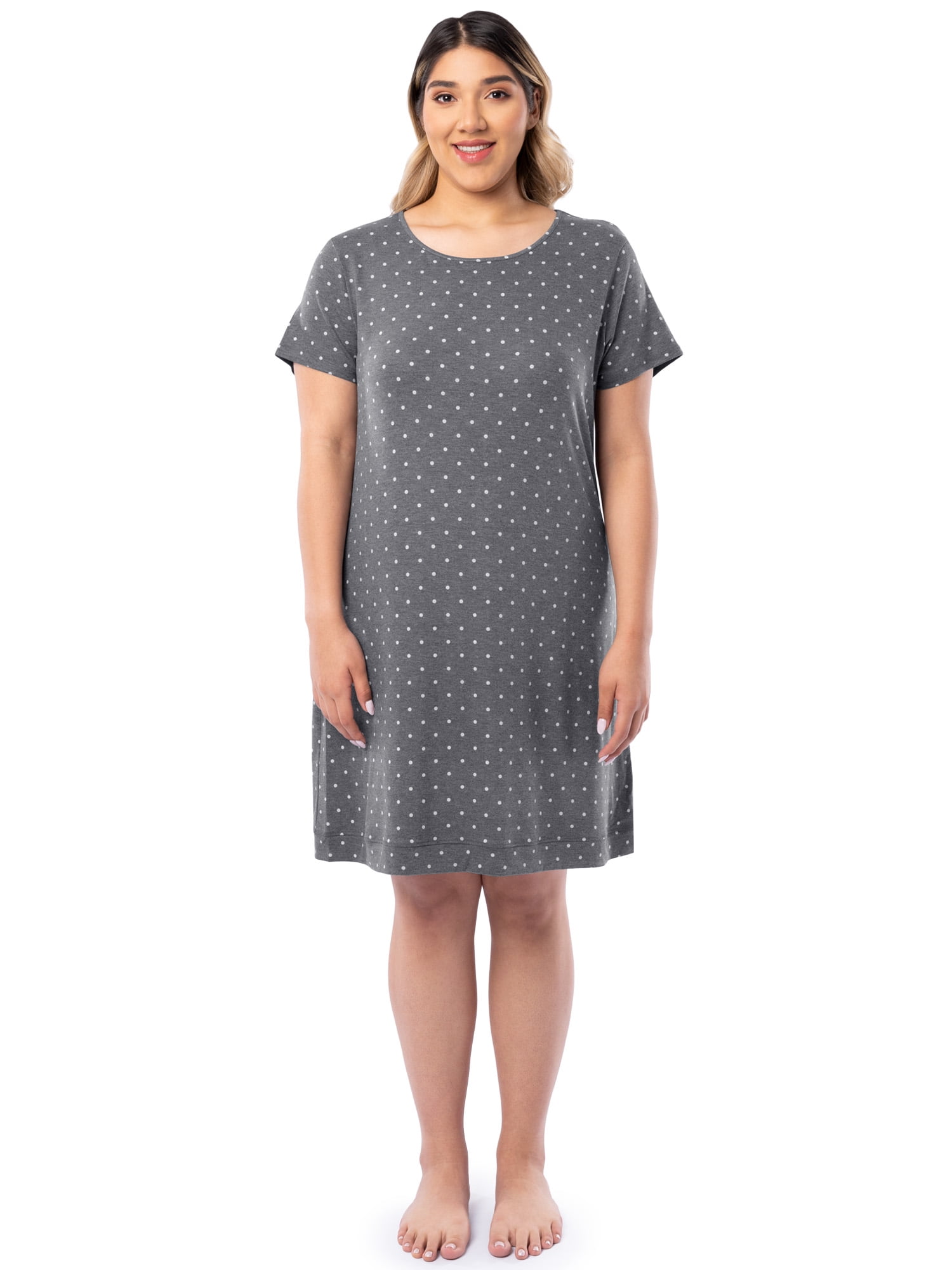 Fruit of the Loom Women's Soft and Breathable Pajama Sleepshirt, Sizes S-5X