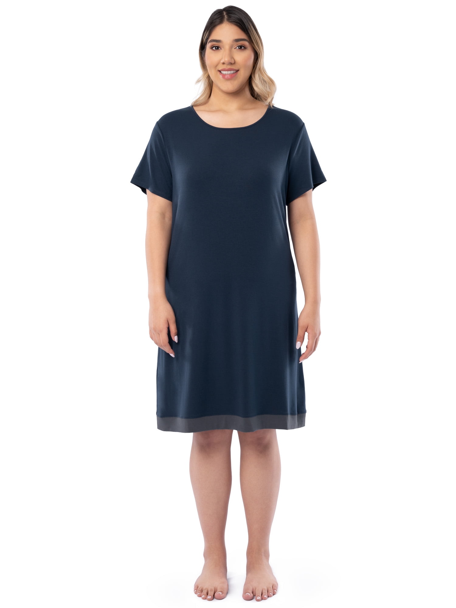 Fruit of the Loom Women's Soft and Breathable Pajama Sleepshirt, Sizes S-5X