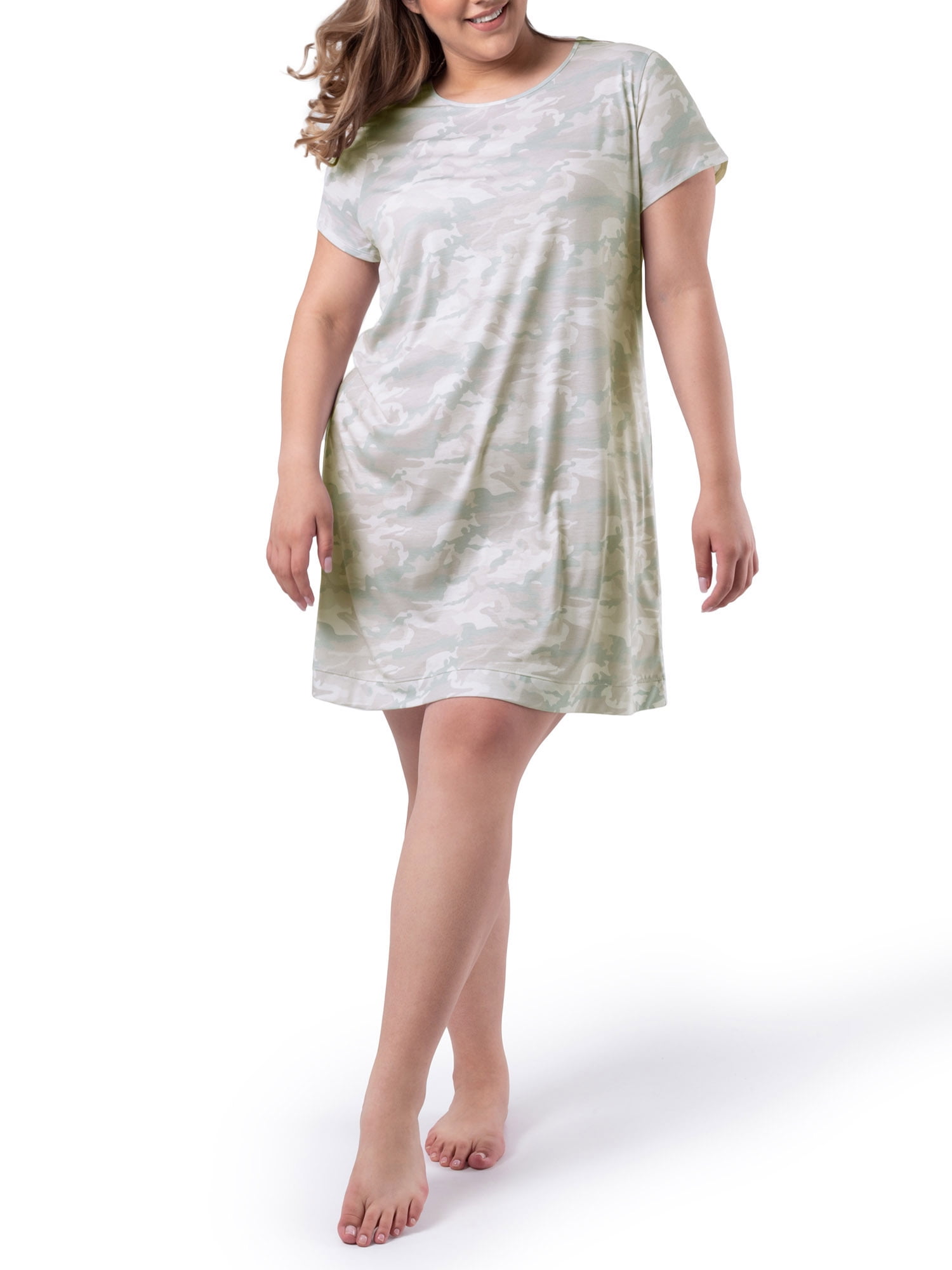 Fruit of the Loom Women's Soft and Breathable Pajama Sleepshirt, Sizes S-5X