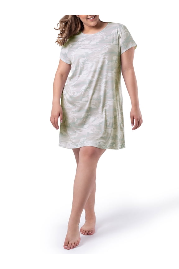Women's Soft and Breathable Pajama Sleepshirt, Sizes S-5X