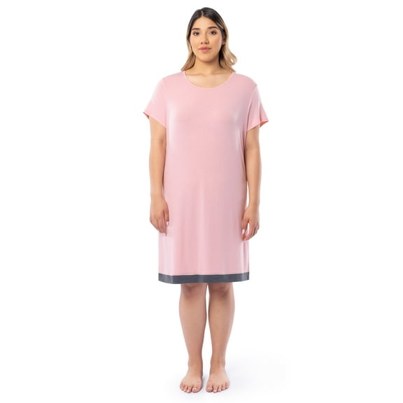 Fruit of the Loom Women's Soft and Breathable Pajama Sleepshirt, Sizes S-5X