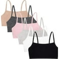 thumbnail image 1 of Fruit of the Loom Women's Spaghetti Strap Cotton Pullover Sports Bra Value Pack, 1 of 6