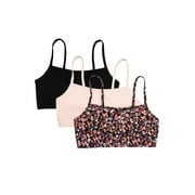 Fruit of the Loom Women's Spaghetti Strap Cotton Sports Bra, 3-Pack, Style-9036