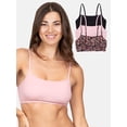 thumbnail image 1 of Fruit of the Loom Women's Spaghetti Strap Cotton Sports Bra, 3-Pack, Style-9036, 1 of 10