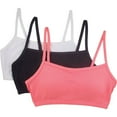 thumbnail image 1 of Fruit of the Loom Women's Spaghetti Strap Cotton Sports Bra, 3-Pack, Style-9036, 1 of 8