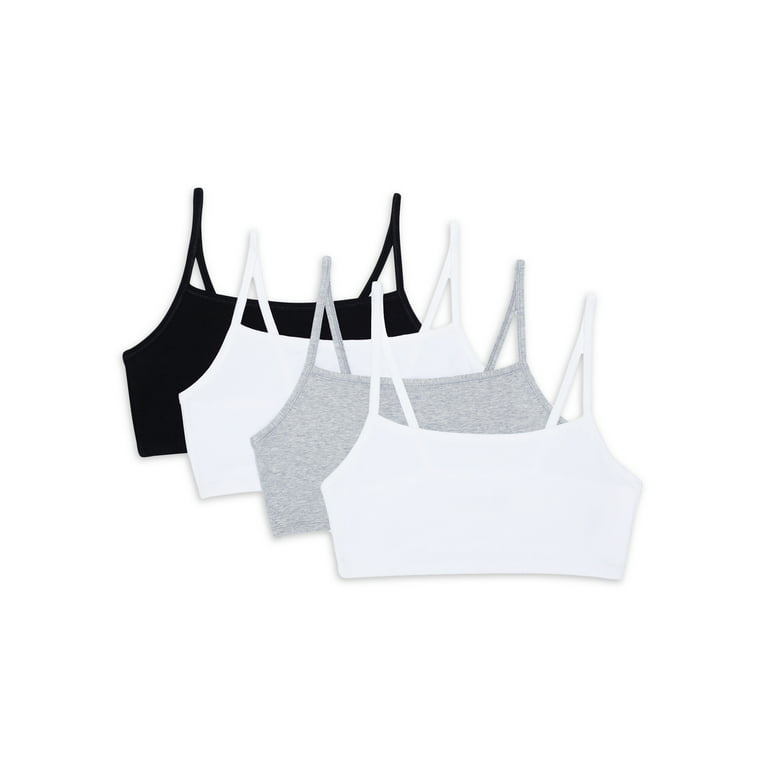 Fruit of the Loom Women's Strappy Sports Bra, Style 9036, 4-Pack