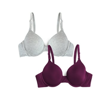 Fruit of the Loom Women's T-Shirt Bra 2 Pack, Style FT938, Sizes M to XXL