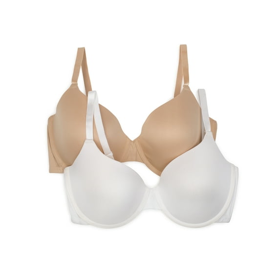 Fruit of the Loom Women's T-Shirt Bra, Style FT487, 2-Pack