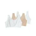 thumbnail image 1 of Fruit of the Loom Women's Tank Style Cotton Sports Bra, 3-Pack, Style-9012, 1 of 7