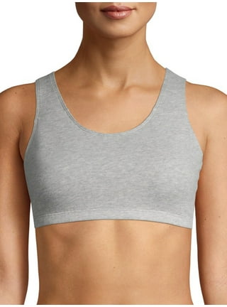 Fruit of the Loom Women's Shirred Front Sport Bra with Removable Bra Pads,  Style FT438, 2-Pack 