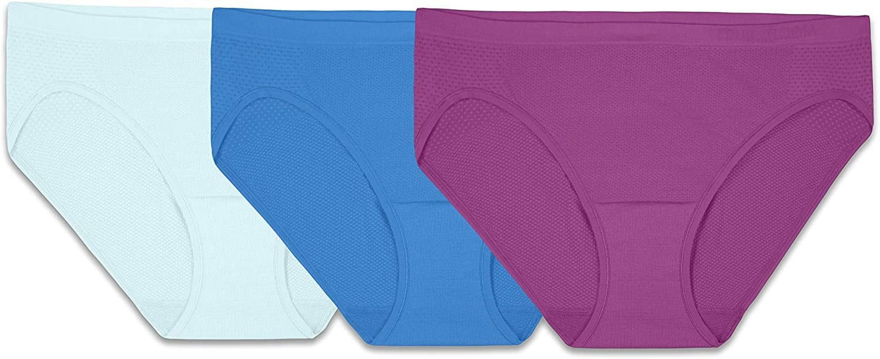 Fruit of the Loom Women's Breathable Underwear (Regular & Plus Size) Briefs