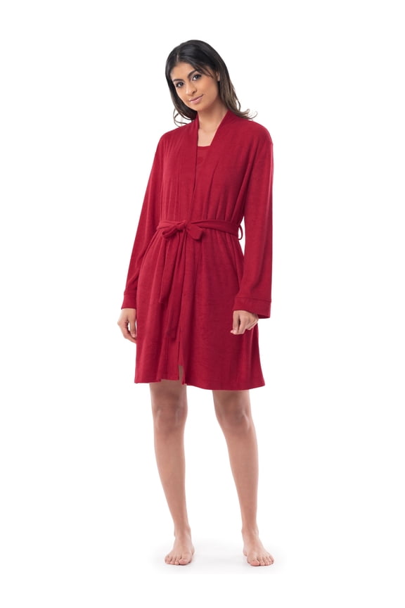 Women's Sleep Chemise Nightgown & Robe Pajama Set, Sizes S-4X