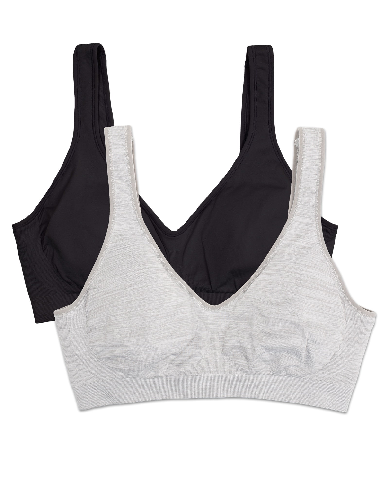 Fruit of the Loom Women's 2-Pack Wireless Seamless Bra